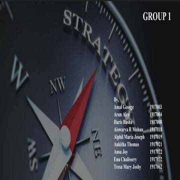 Overview of Strategic Management