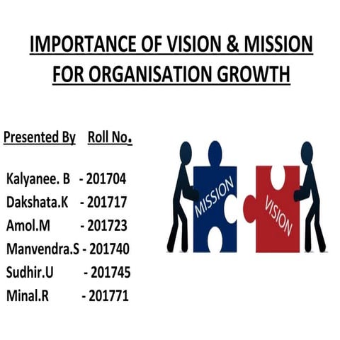 VISION MISSION STRATEGIC MANAGEMENT