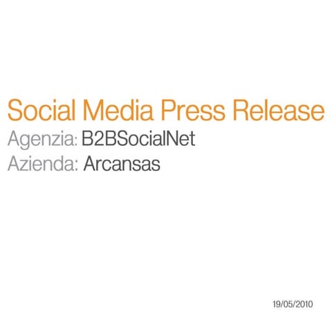 Social Media Press Release - Case Study: ARCANSAS DIY Profiles