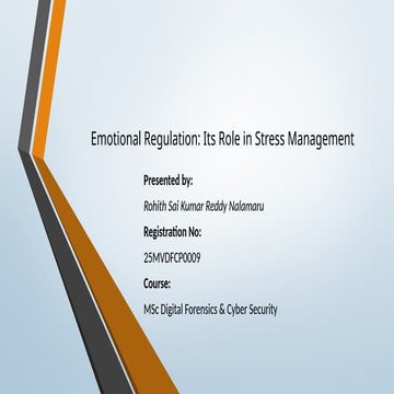EMOTIONAL REGULATION xppt | PPTX