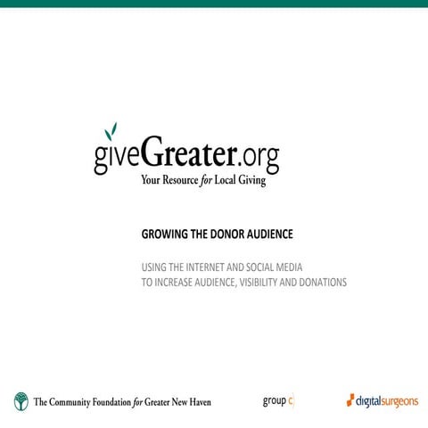 Give Greater - Social Media Presentation