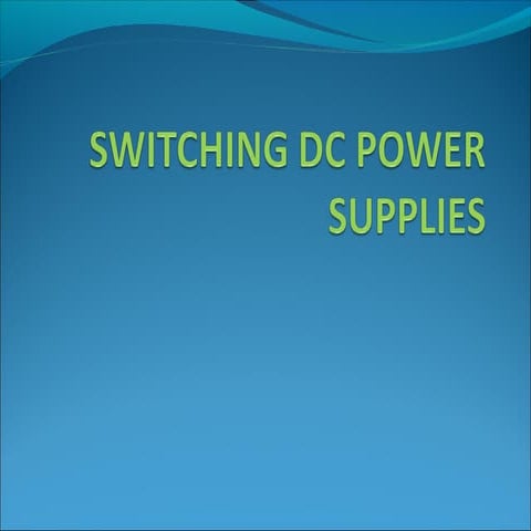 Switch mode power supply