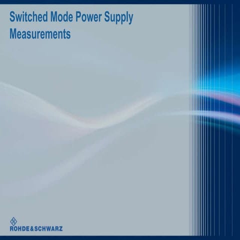 Troubleshooting Switched Mode Power Supplies With A Digital Oscilloscope