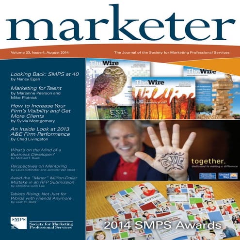 Marketing For Talent: The New Frontier, SMPS, Marketer, August 2014