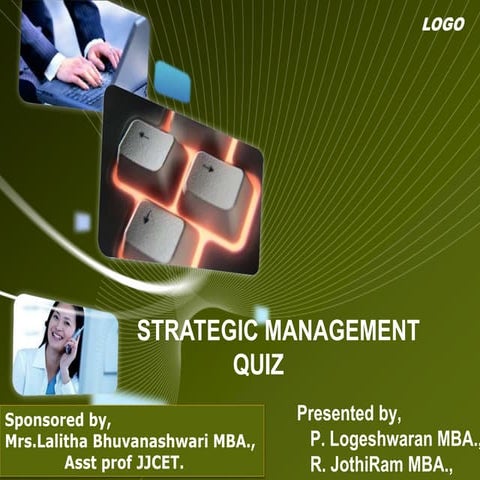STRATEGIC MANAGEMENT QUIZ