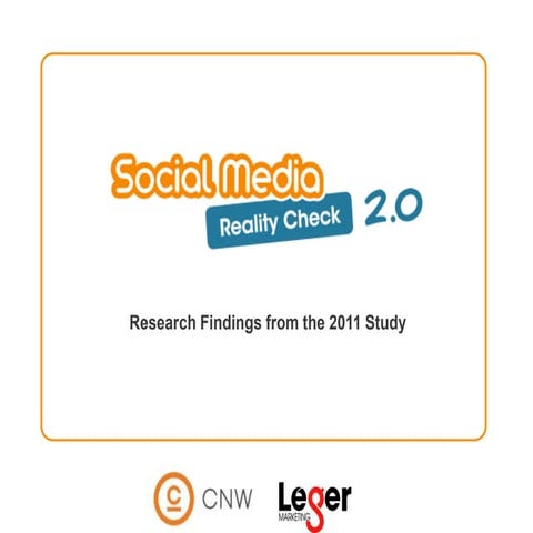 Social Media Reality Check 2.0