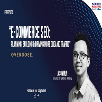 Ecommerce SEO: Planning, Building & Driving More SEO Traffic