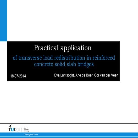 Practical Application of Transverse Load Redistribution in Reinforced Concret...