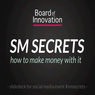 SM Secrets, how we make money via s...
