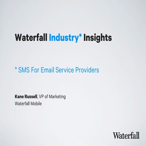 SMS For Email Service Providers Webinar