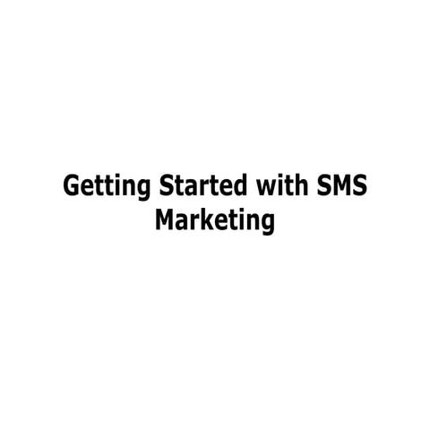 SMS Marketing
