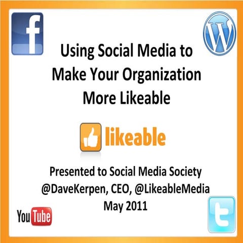 Social Media Society May 2011 (actionitems) 