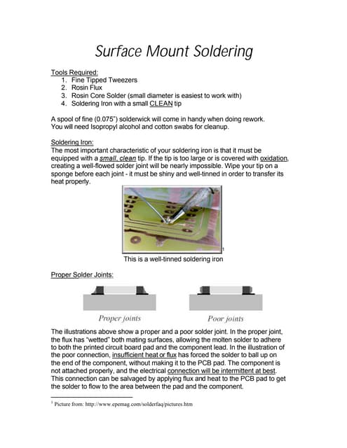 Sm soldering | PDF