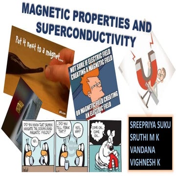 Magnetic properties and Superconductivity