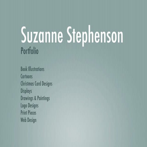 Suzanne Stephenson Portfolio