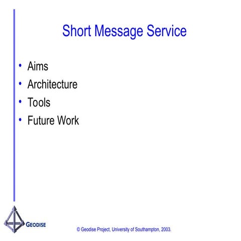 SMS_presentation.ppt short message for the
