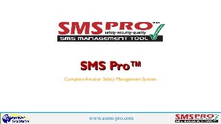 Airline Airport Safety SMS Software Configuration