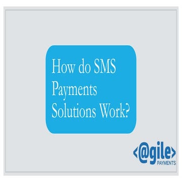 How do SMS Payment Solutions | Text 2 Pay Solutions Work?
