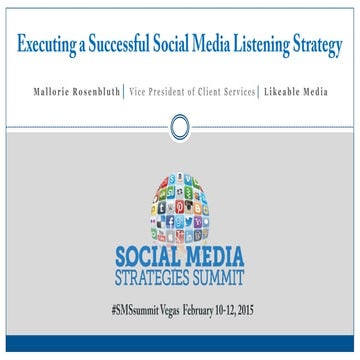 Executing a Successful Social Media Listening Strategy
