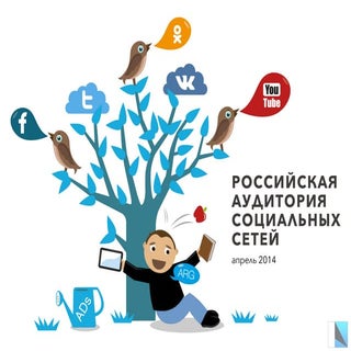 Российская аудитория социальных сет...