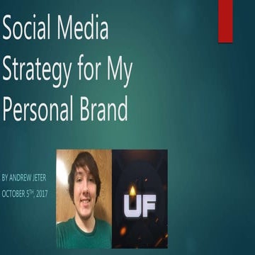Personal Brand Social Media Strategy