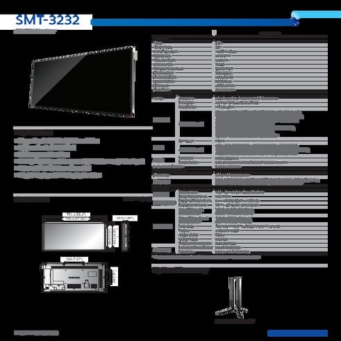 Samsung Techwin SMT-3232 Data Sheet