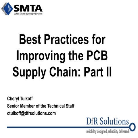 Best Practices for Improving the PCB Supply Chain: Part II