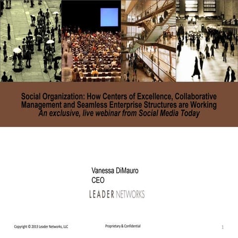 Social Business Centers Of Excellence: Foundations