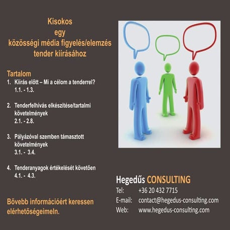 Közösségi vélemény figyelése/elemzése