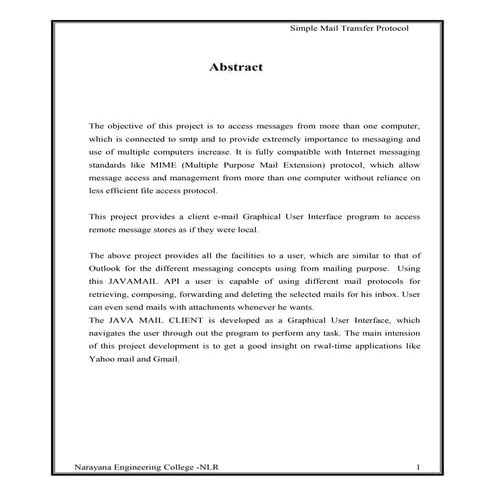 Simple Mail Transfer Protocol