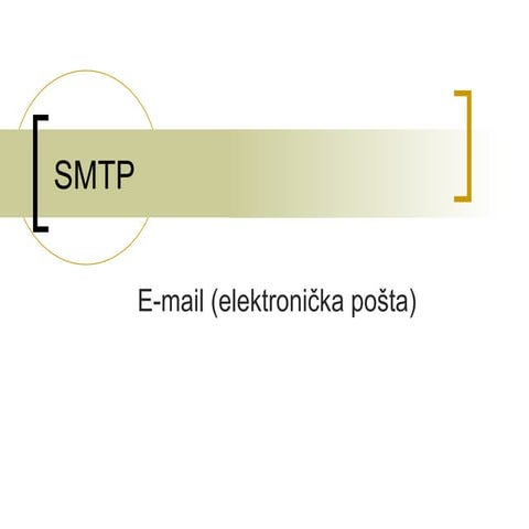 E-mail protokol | PPT