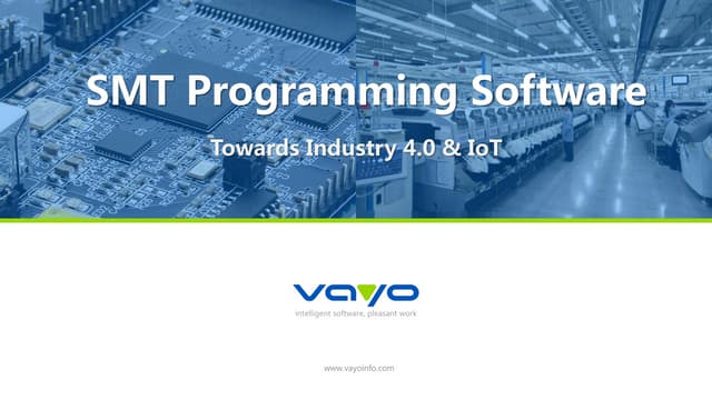 SMT Programming Is Well-Known Service, In Shanghai - Vayo Info | PPT