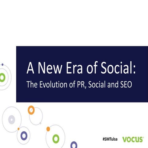 SMTULSA Conference Presentation: New Era of Social by Stacey Miller