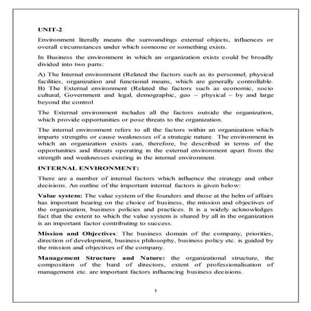 Strategic Management