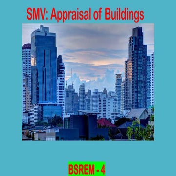 Schedule of Market Values Appraisal of Buildings.pptx