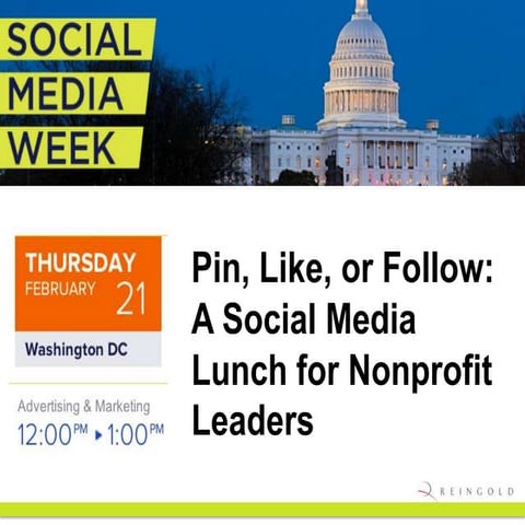 Pin, Like, or Follow? A Social Media Lunch for Nonprofit Leaders