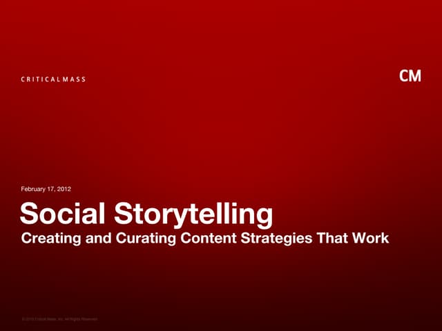 Social Storytelling: Creating and C...