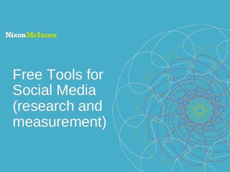 Free Tools for Social Media (research and measurement)