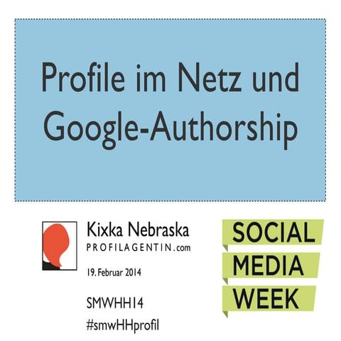Profile im Netz & Google Authorship