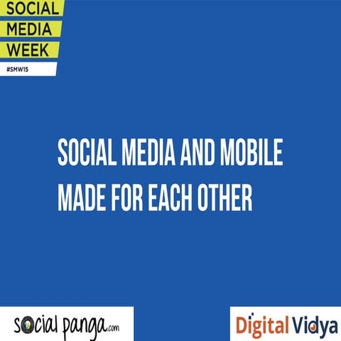 Social Media And Mobile: Made For Each Other