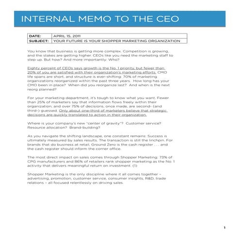 Shopper Marketers - ready for th