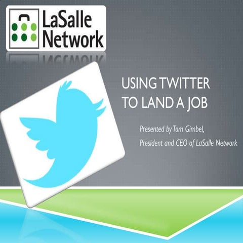 Social Media Week - Using Twitter to Land Your Dream Job