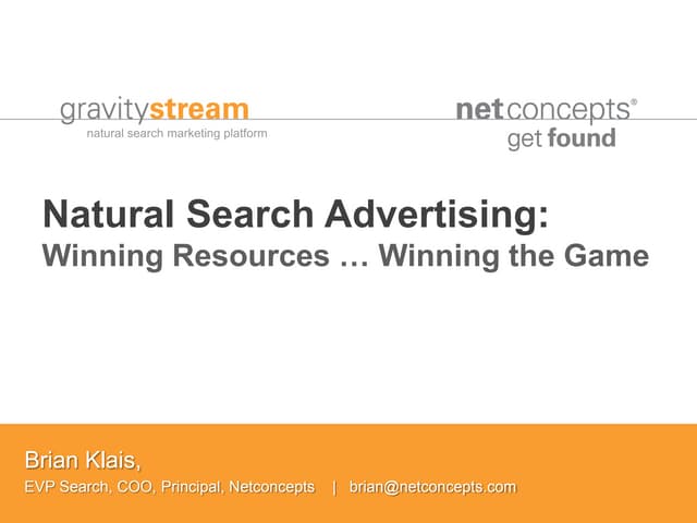 SMX@adtech: Search Engine Optimization Tactics — BrianKlais