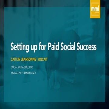 Setting up Social Ads for Success