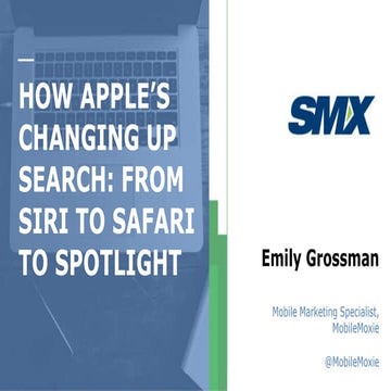 How Apple's Changing Up Search - SMX West 2015