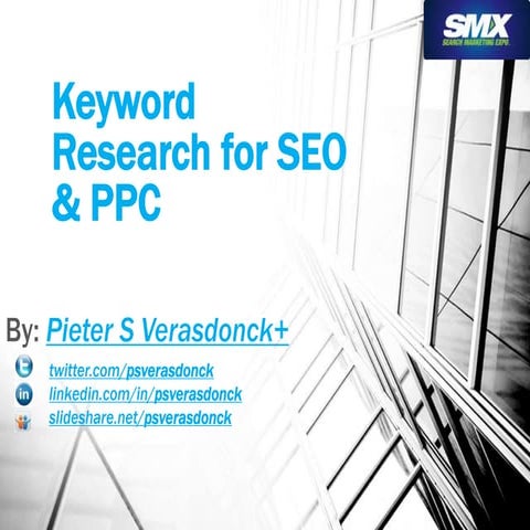SMX Sydney - Bootcamp: Keyword Research Process For SEO & PPC