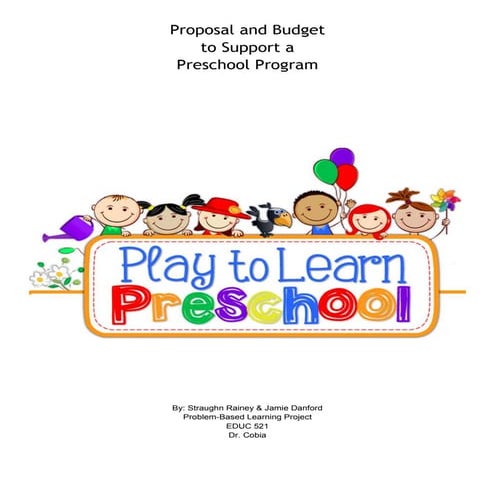 Pre k budgetand-planning