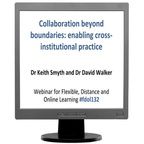 Collaboration beyond boundaries: enabling cross-institutional practice