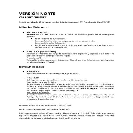 Sn'16 prorama actes cm port ginesta