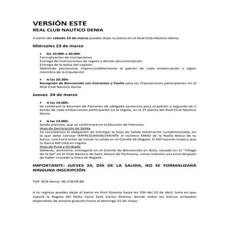 Sn'16 prorama actes rdn denia